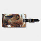 Ancient Alien Statue Bagagelabel (Voorkant horizontaal)