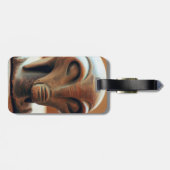 Ancient Alien Statue Bagagelabel (Achterkant horizontaal)