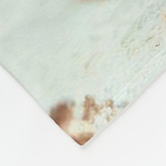 Ancient Alien Statue Fleece Deken (Hoek)