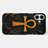 Ancient Ankh Sacred Mystique Gold Radiance Case-Mate iPhone Case (Achterkant (horizontaal))