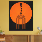 Ancient Arch Century Moon Planet Canvas Afdruk (Insitu (Woonkamer))