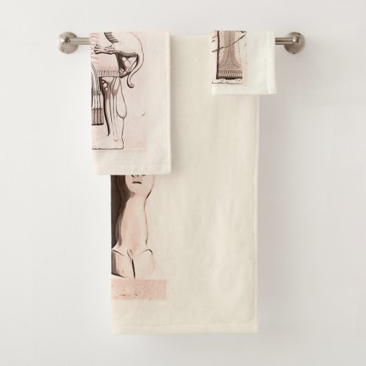 Ancient Assyria Towel set Bad Handdoek (Insitu)