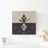 Ancient Assyria Vierkante Klok (Huis)