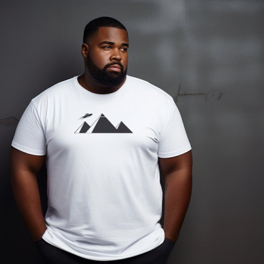 Ancient Astronaut Giza UFO WHT-shirt T-shirt