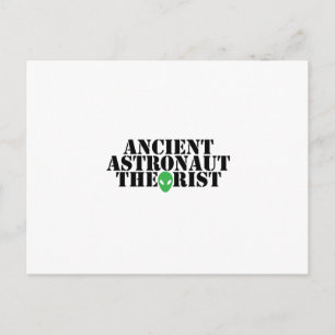 Ancient Astronaut Theorist Alien Funny Birthday Briefkaart