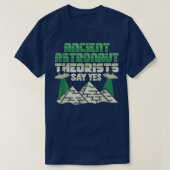 Ancient astronaut zegt ja design t-shirt (Design voorkant)