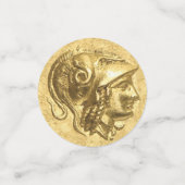 Ancient Athena Coin Confetti (Kleine voorkant)