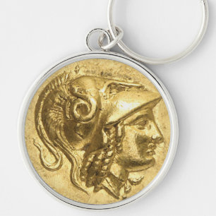 Ancient Athena Coin Sleutelhanger