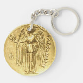 Ancient Athena Coin Sleutelhanger (Achterkant)