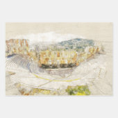 Ancient Athens Theatre Wrapping Paper - Landmark (Voorkant 3)