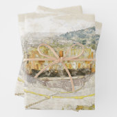 Ancient Athens Theatre Wrapping Paper - Landmark (In situ)