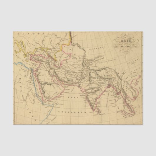Ancient-Azië Tissuepapier (Voorkant)