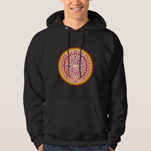 Ancient Aztec-kalender Hoodie (Voorkant)