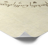 Ancient Aztec Sun Calendar Mexico Drawing Poster (Hoek)