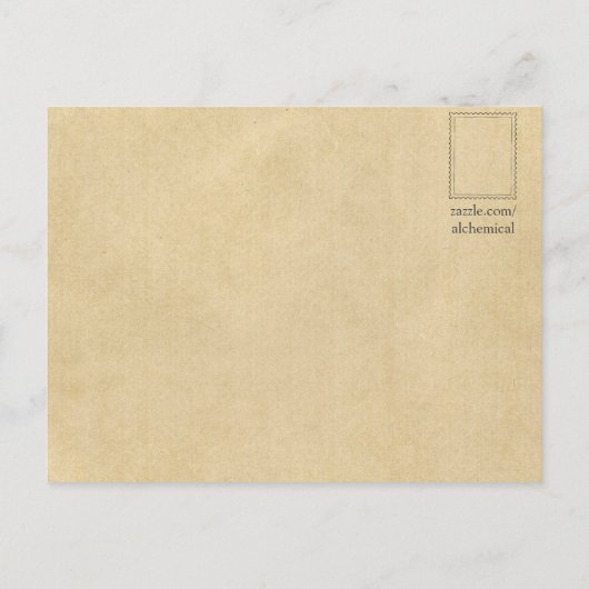 Ancient Aztec Sun Stone Calendar Briefkaart (Achterkant)