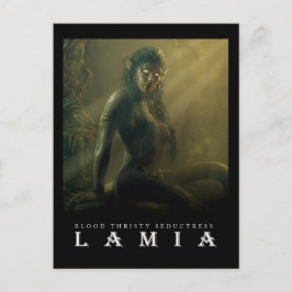 Ancient Beast & Creatures: LAMIA Postcard Briefkaart