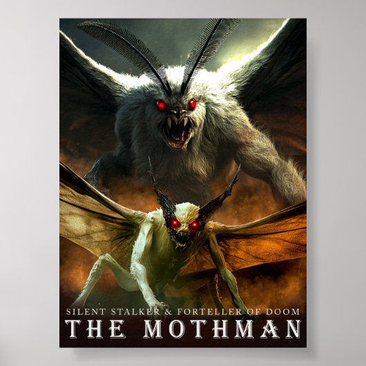 ANCIENT BEAST & CREATURES: The Mothman II Poster (Voorkant)