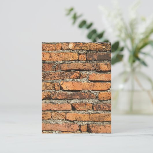 Ancient Brick Wall Briefkaart (Staand voorkant)