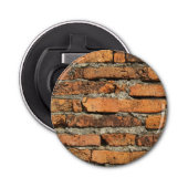 Ancient Brick Wall Button Flesopener (Voorkant)