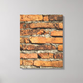 Ancient Brick Wall Canvas Afdruk (Voorkant)