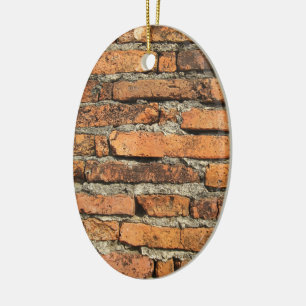 Ancient Brick Wall Keramisch Ornament