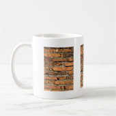 Ancient Brick Wall Koffiemok (Links)