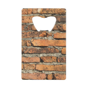 Ancient Brick Wall Kredietkaart Flessenopener
