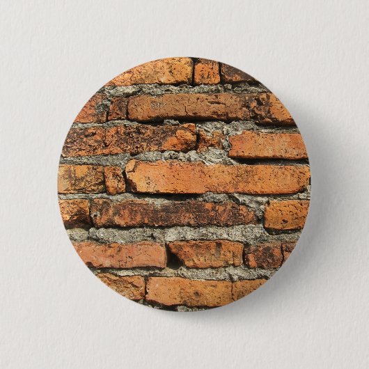 Ancient Brick Wall Ronde Button 5,7 Cm (Voorkant)