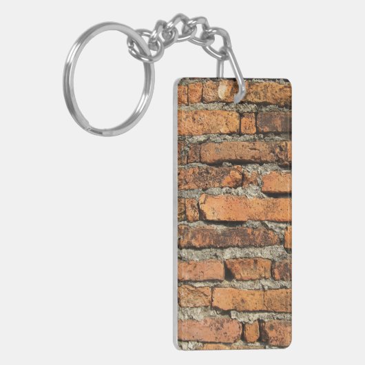Ancient Brick Wall Sleutelhanger (Voorkant Links)