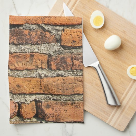 Ancient Brick Wall Theedoek (Quarter Fold)