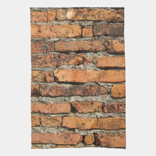 Ancient Brick Wall Theedoek (Verticaal)