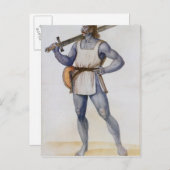 Ancient Brits Man Briefkaart (Voorkant / Achterkant)