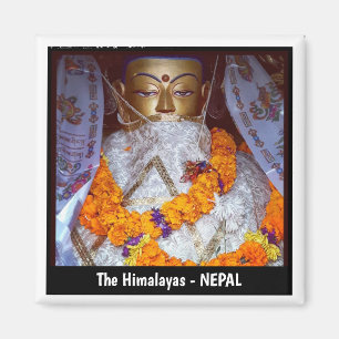 Ancient Buddha, Swayambunath, Kathmandu - Nepal Magneet