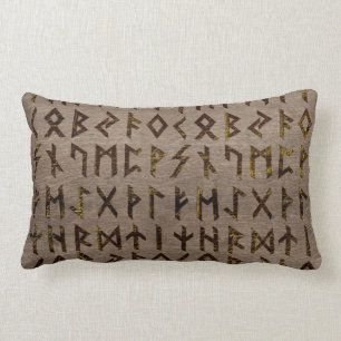 Ancient Celtic Runes Alphabet patroon Kussen
