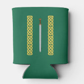 Ancient Celtic Sword and Knotwork Blikjeskoeler (Achterkant)