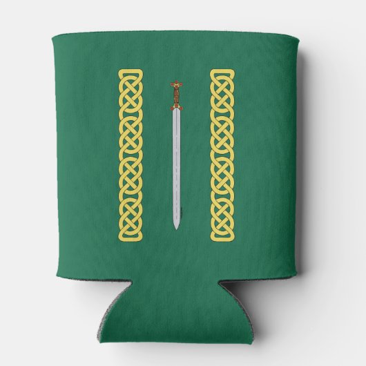 Ancient Celtic Sword and Knotwork Blikjeskoeler (Achterkant)