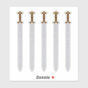 Ancient Celtic Sword Sticker