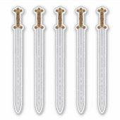 Ancient Celtic Sword Sticker (Voorkant)
