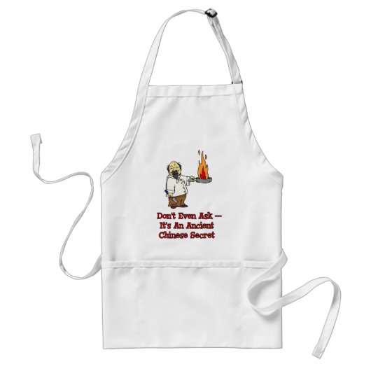 Ancient Chinees Geheim Standaard Schort (Voorkant)