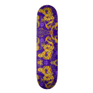 Ancient Chinees keizer Dragon Custom Pro Board Skateboard