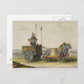 Ancient Chinees oorlogstuig uit Le Costume Anci Briefkaart (Voorkant / Achterkant)