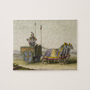 Ancient Chinees oorlogstuig uit Le Costume Anci Legpuzzel