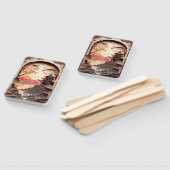 Ancient Chinees Scene Paper snijset van ventilator Handwaaier (Niet-gemonteerd)