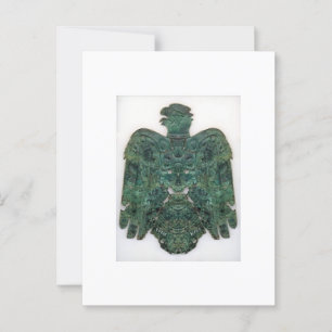 Ancient Copper Peoria Falcon 1859 Card gevonden Briefkaart