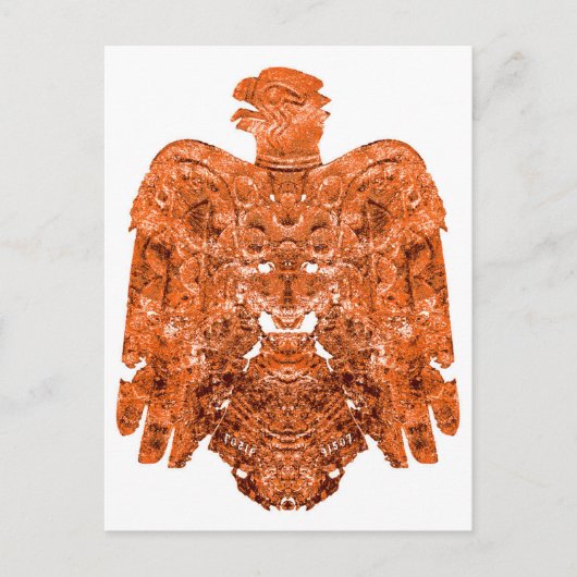 Ancient Copper Peoria Falcon Poster Briefkaart (Voorkant)