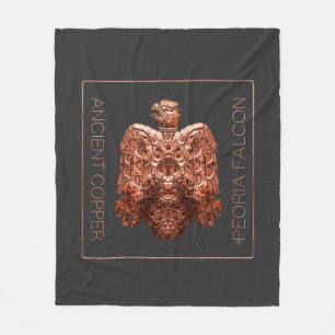 Ancient Copper Peoria Falcon Restored t-shirt -> O Fleece Deken
