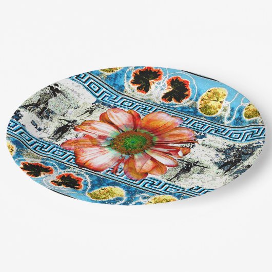 Ancient Dance Melamine Bord (Gekanteld)