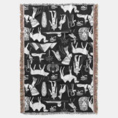 Ancient Egypt Hieroglyphic Symbol Pattern      Deken (Voorkant Verticaal)