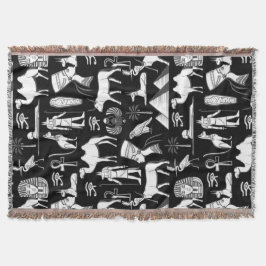 Ancient Egypt Hieroglyphic Symbol Pattern      Deken