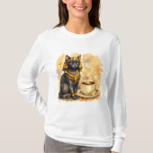 Ancient Egyptian Cat Bastet Mythology Design T-shirt (Voorkant)
